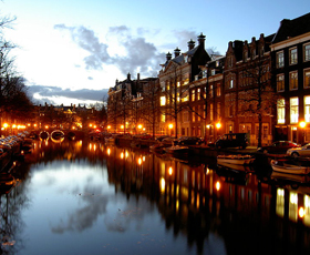 Les canaux d'Amsterdam