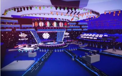 La scène de l'Eurovision Junior 2018