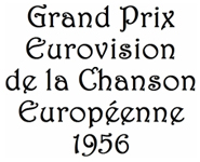 Concours Eurovision de la Chanson 1956