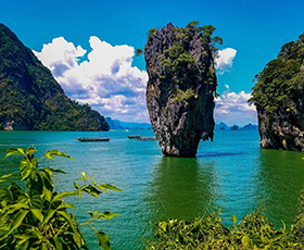 Baie de Phang Nga en Thaïlande