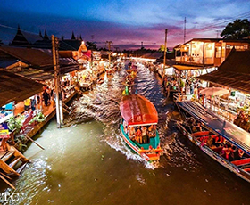 Marchés Flottants Bangkok