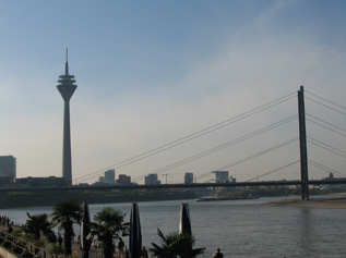 Le Rhin à Düsseldorf