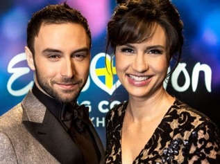 Petra Mede et Måns Zelmerlöw