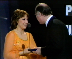 Marie Myriam (France) et le Pr&eacute;sident de la BBC