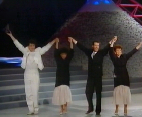 Victoire de Johnny Logan (Irlande)