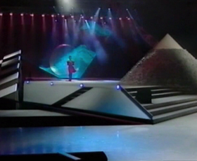 Le décor de l'Eurovision 1987