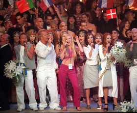 Reprise de la chanson gagnante Eurovision 1999